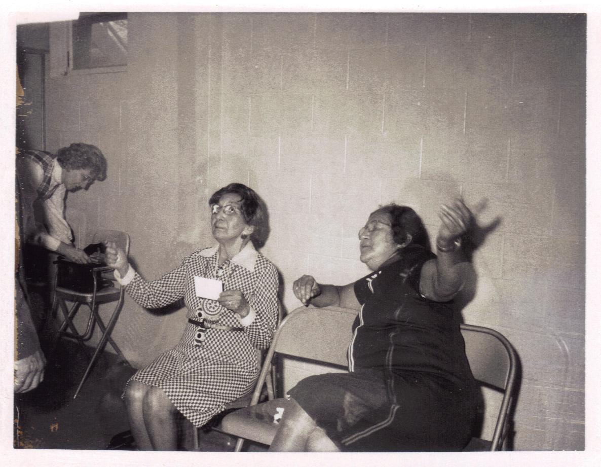 Ladies visiting